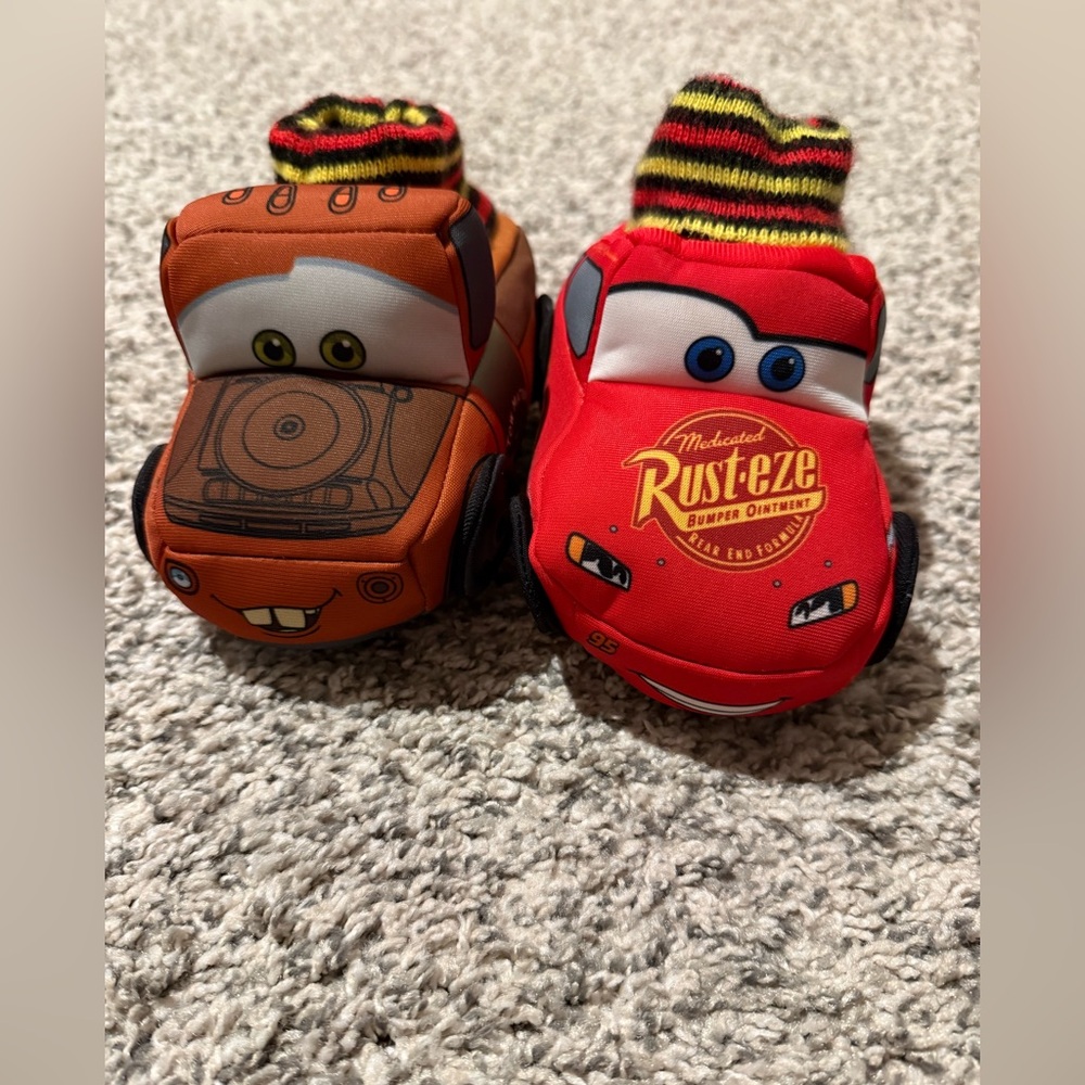 Disney Cars Toddler Slippers Size 7/8 - Picture 2 of 7